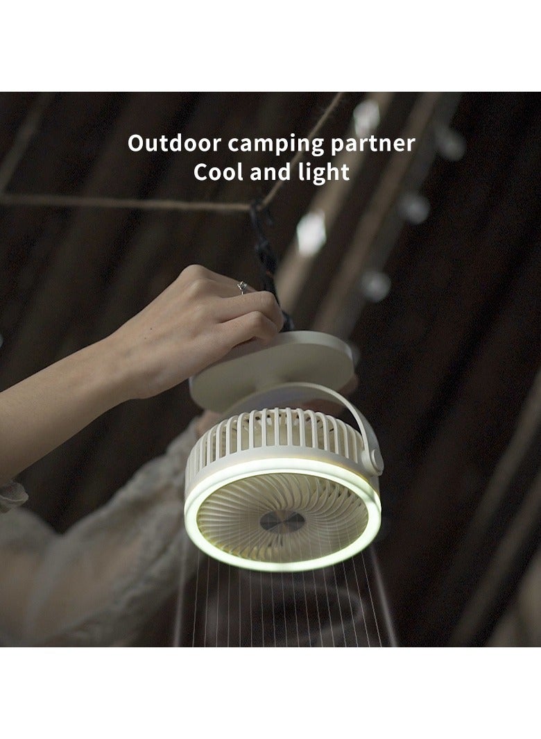 Desk fan with light ring  - Image 3
