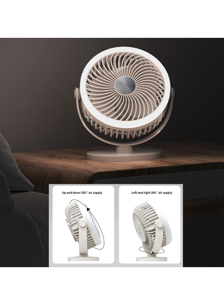 Desk fan with light ring  - Image 4
