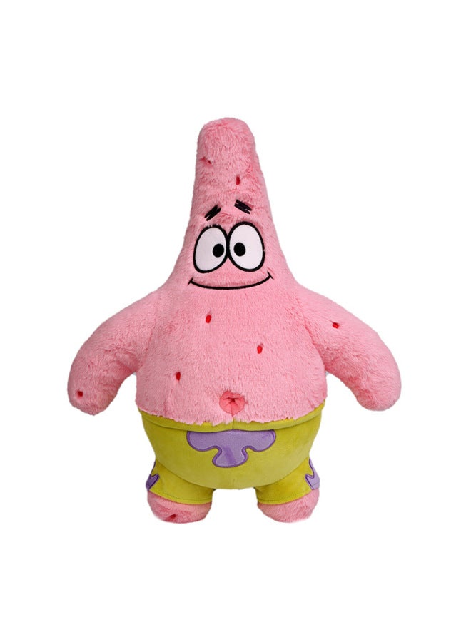 دمية سبونج بوب القطيفة الأصلية لعبة Paida Star Doll Crab Boss Squidward Squidward Doll وسادة الحلزون الصغيرة - اللون: 38 سم Ferret Velvet النسخة الكلاسيكية من باتريك - الارتفاع: سلسلة سبونج بوب الأصلية - Image 1