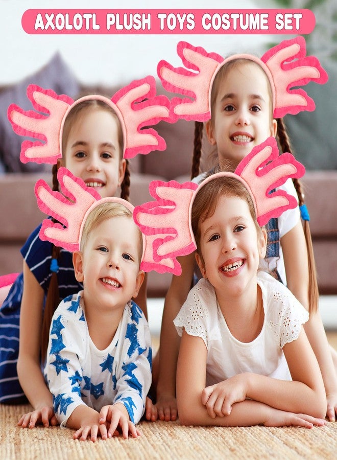 طوق رأس وذيل الأكسولوتل من ألاكسياكس، إكسسوارات زي الأكسولوتل، هدايا الأكسولوتل للنساء بمناسبة اليوم العالمي للكتاب، عيد الميلاد، والهالوين - Image 4