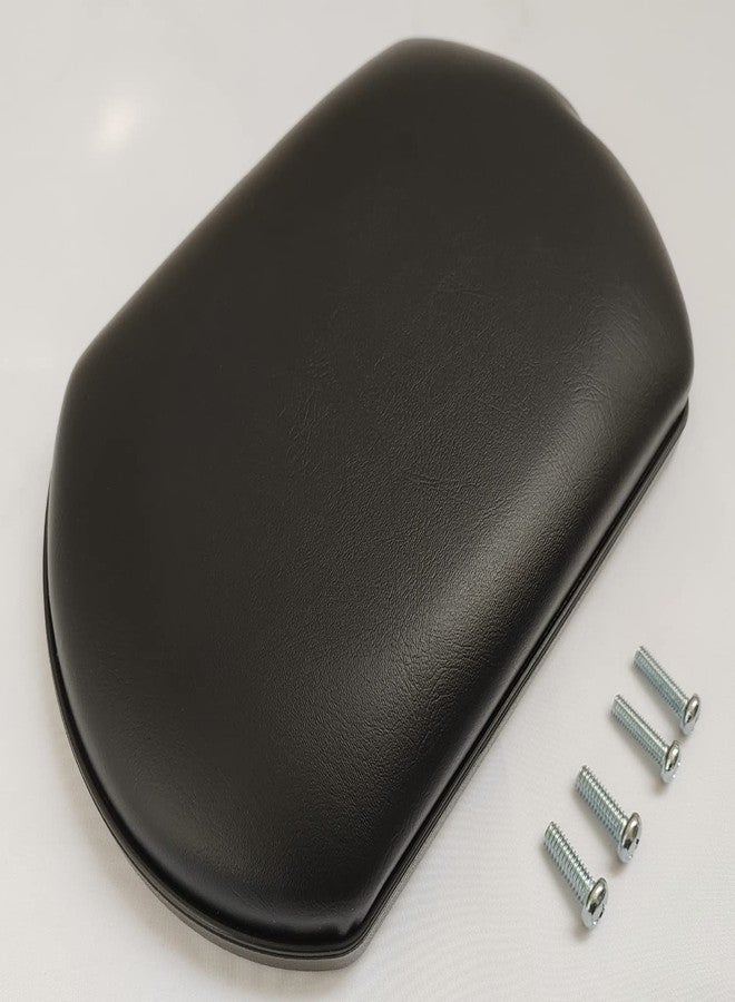 ComsenMed Universal Wheelchair Elevating Leg Rest - Heavy Duty, Upholstered, Vinyl, Black (1Ea) - Image 1