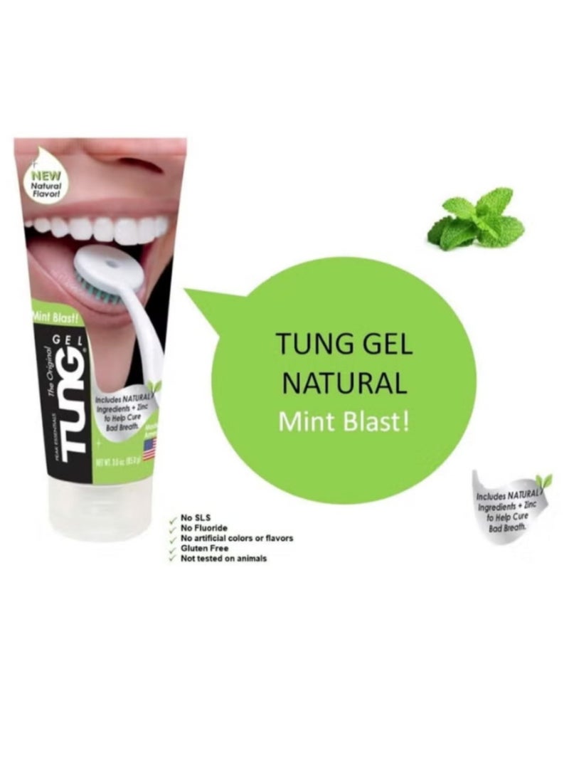 Tung TUNG Gel Natural Mint, for fresh breath | 3Oz, 85g  - Image 3