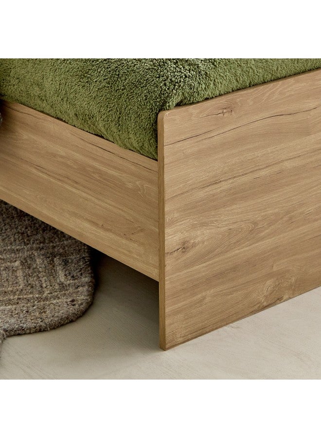 Home Box سرير فردي فيرن مع رأس سرير مبطن 100 x 100 x 204.5 سم - Image 4