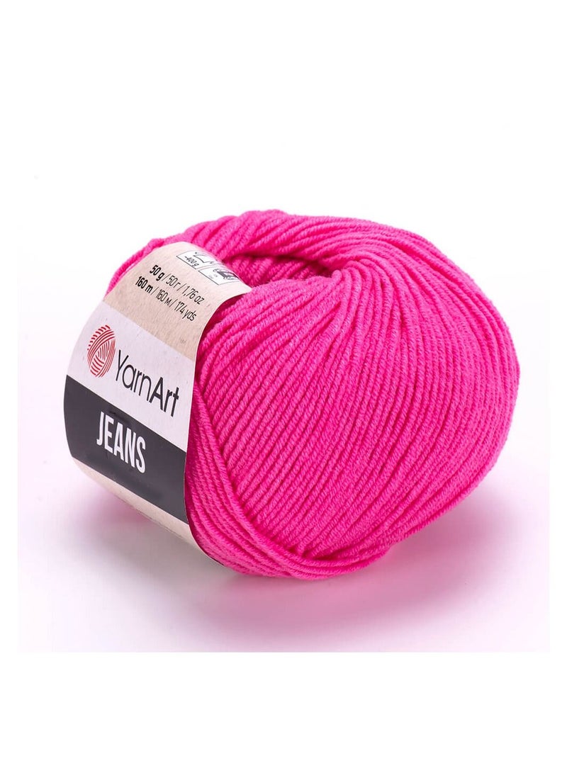 YarnArt Set Of 5 Pcs High Quality Jeans Yarn For Knitting - Image 1