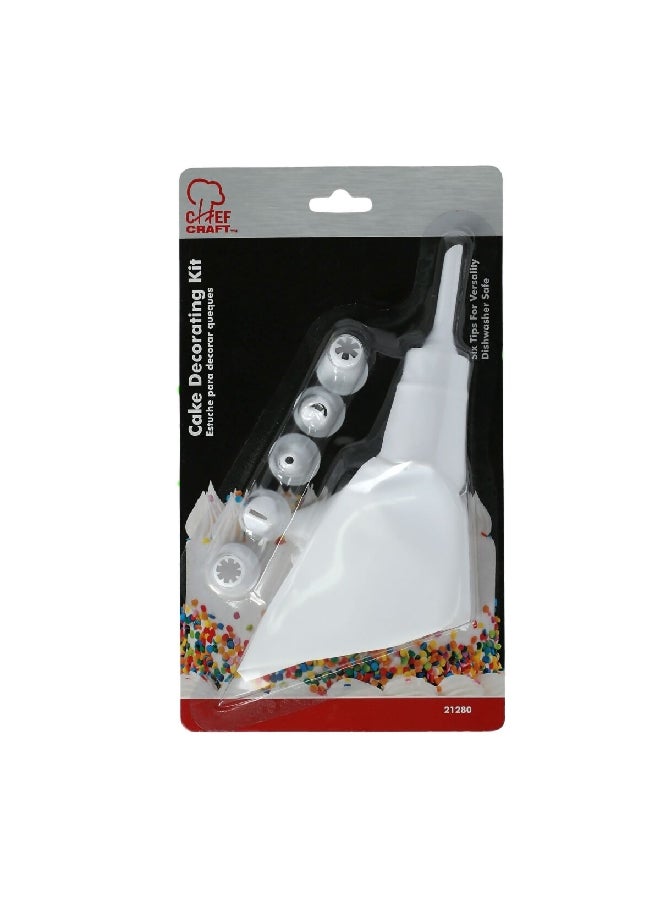 شيف كرافت طقم تزيين كيك  قطع أبيض - Image 1