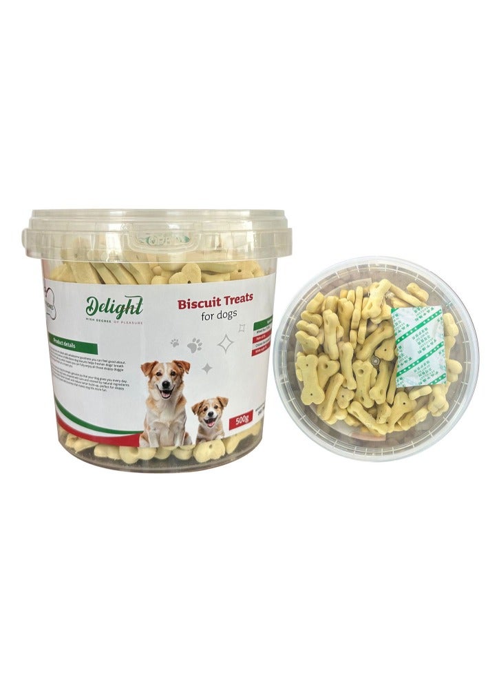 Delight Dog Treat Biscuit 500g - Image 1