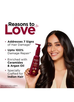 BBLUNT 7 In 1 Repair & Revive Shampoo For Upto 100% Damage Repair 300Ml | Addresses 7 Signs Of Hair Damage | Enriched With Ceramides & Argan Oil  - Image 3