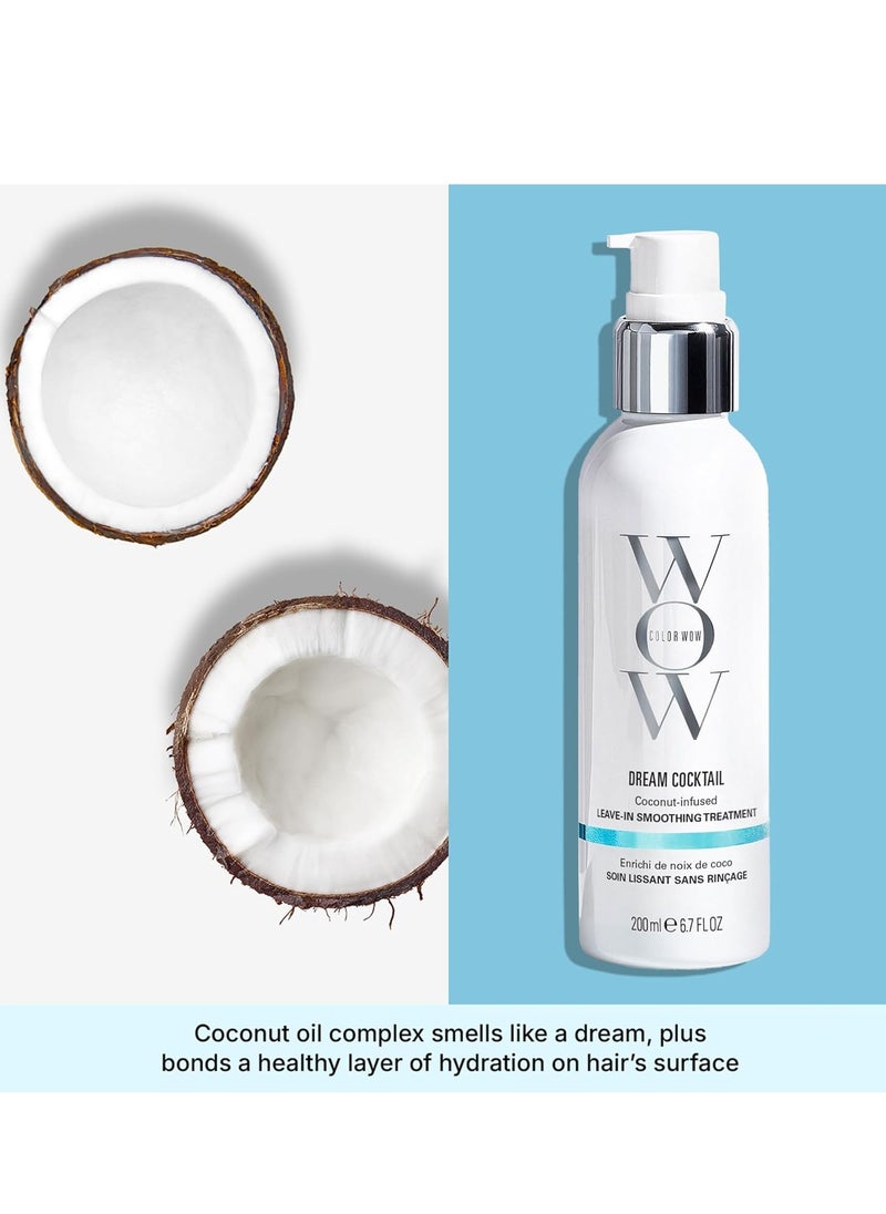 Color Wow COLOR WOW Dream Cocktail Coconut Infused Leave-in Treatment  Silky, Supple, Frizz-Free Hair | Blow Dry Boost + Heat Protectant 200ml  - Image 2