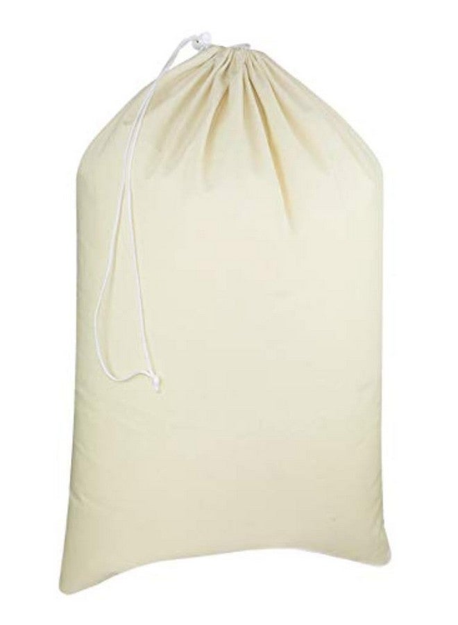 COTTON CRAFT Extra Large Laundry Bags - Heavy Duty Cotton Canvas Drawstring Closure Washable Laundry Bag - Back to School Travel College Dorm Basket Hamper Liner Toys Clothes Organizer Sack -XL 28x36 - Image 1