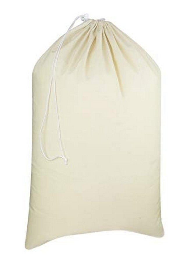 COTTON CRAFT Extra Large Laundry Bags - Heavy Duty Cotton Canvas Drawstring Closure Washable Laundry Bag - Back to School Travel College Dorm Basket Hamper Liner Toys Clothes Organizer Sack -XL 28x36 - Image 2