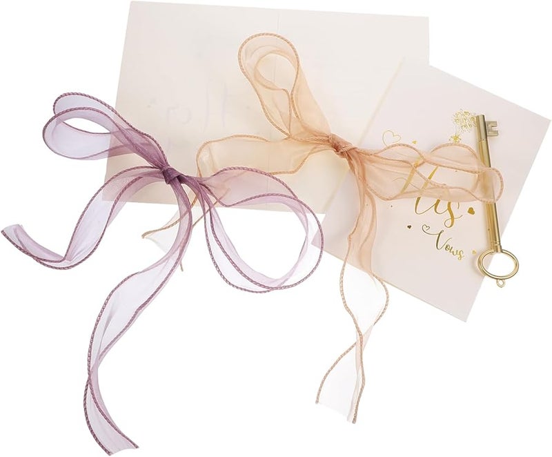 Wedding Vows Cards For Bride And Groom Assorted Color Keepsake 20X14CM - Image 1