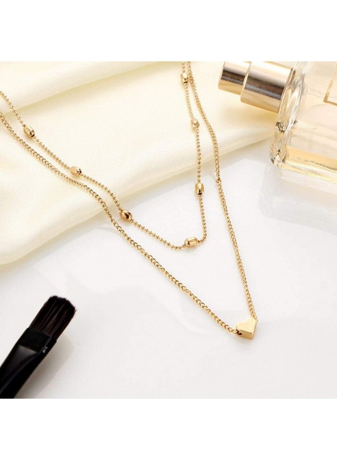 يو بيلا قلادة أنيقة من YouBella Jewellery للنساء والفتيات (ذهبي) - Image 3