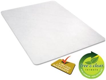 Deflecto Deflecto EconoMat Anytime Use Chair Mat for Hard Floor 45 x 53 Clear  - Image 4