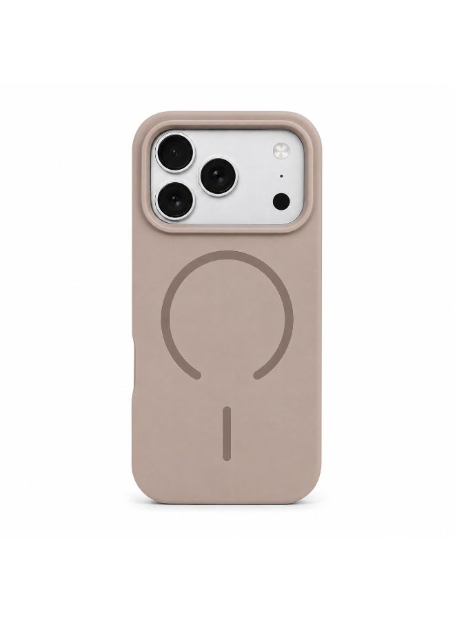 benco Premium Silicone Case for iPhone 17 Pro-Warm Taupe - Image 1