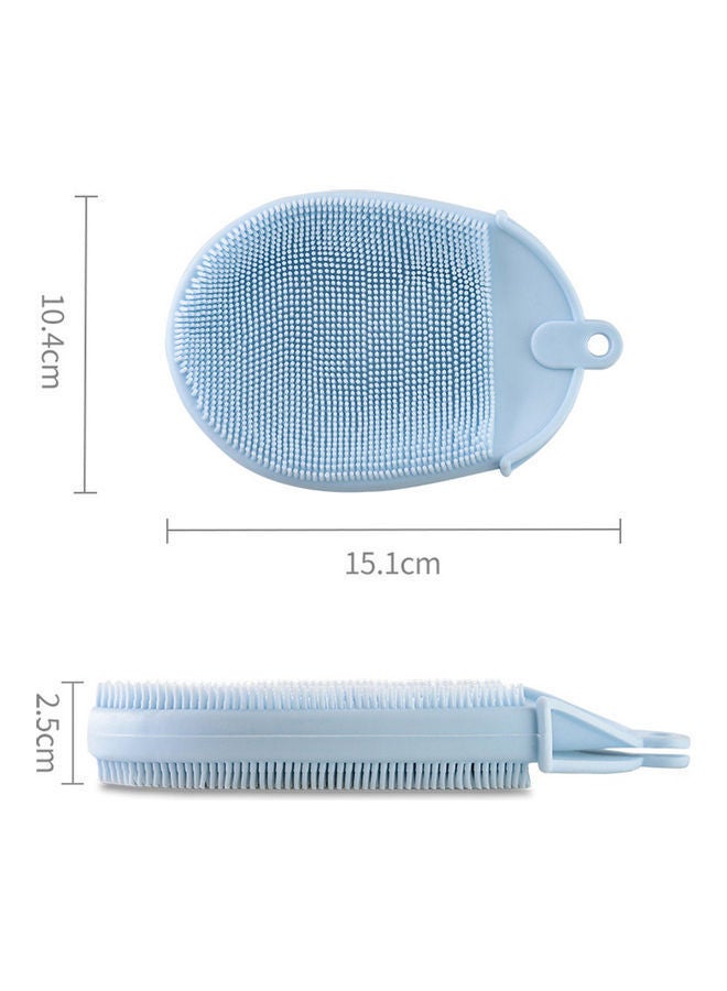 NIBEMINENT Premium TPE Dishwashing Scrubber Reusable Gloves Brush Blue 15.1x3x10.4cm - Image 5