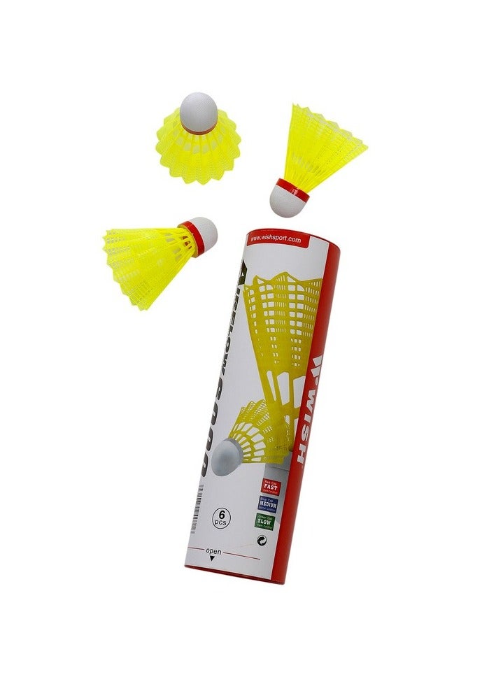Wish Shuttlecock, Af - 6000, 3 Piece, Yellow - Image 1