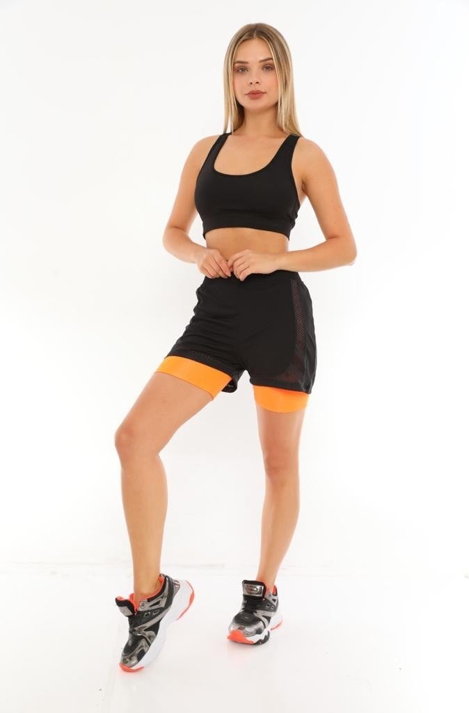 Win Moda Fishnet Tights Shorts Inside Tights Swim Shorts  - Image 1
