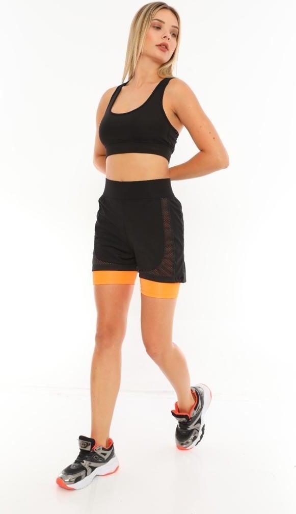 Win Moda Fishnet Tights Shorts Inside Tights Swim Shorts  - Image 2
