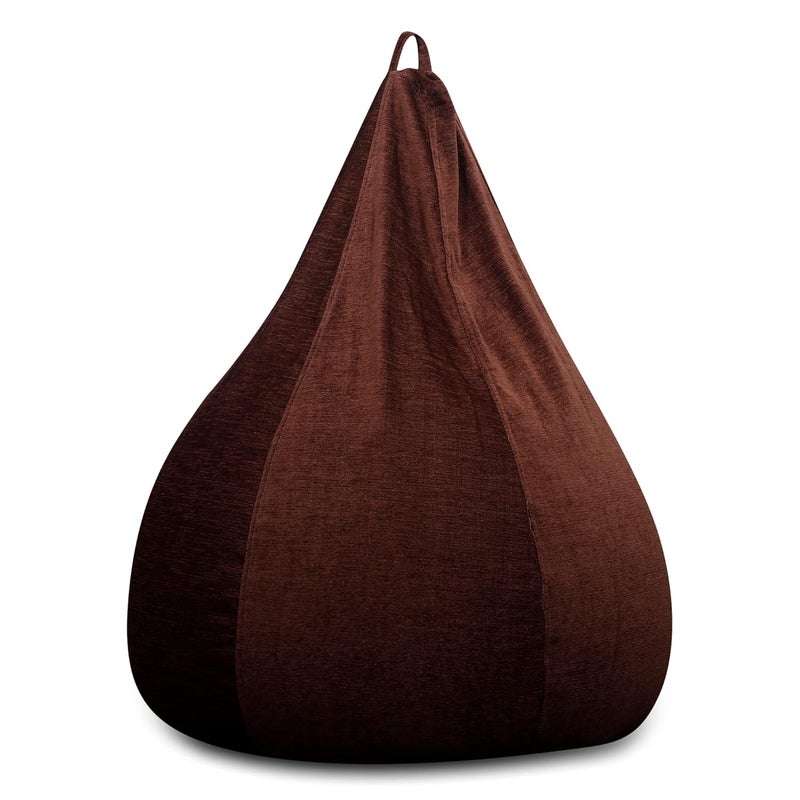 Generic Alfanso Haut Collection Classic Bean Bag SAC Size Gold Medallion Color in Premium Velvet Fabric Cover Only - Image 4