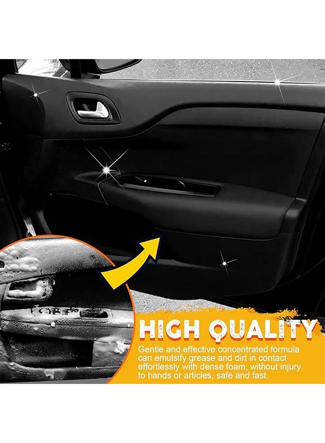 3 قطع منظف رغوي للسيارة منظف رغوي متعدد الأغراض، منظفات عميقة متعددة الأغراض للسيارة والمنزل والمطبخ (100 مل) - Image 5