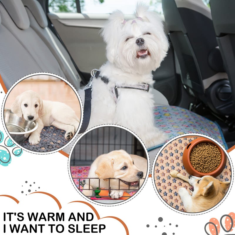 Tudomro 8 Pcs Guinea Pig Blankets Absorbent Washable Animal Fleece Bedding Cage Liners Waterproof Reusable Pet Pee Sleep Mat Pad Cover for Chinchilla Hamster Ferret(Star,16 x 24 Inch) - Image 3