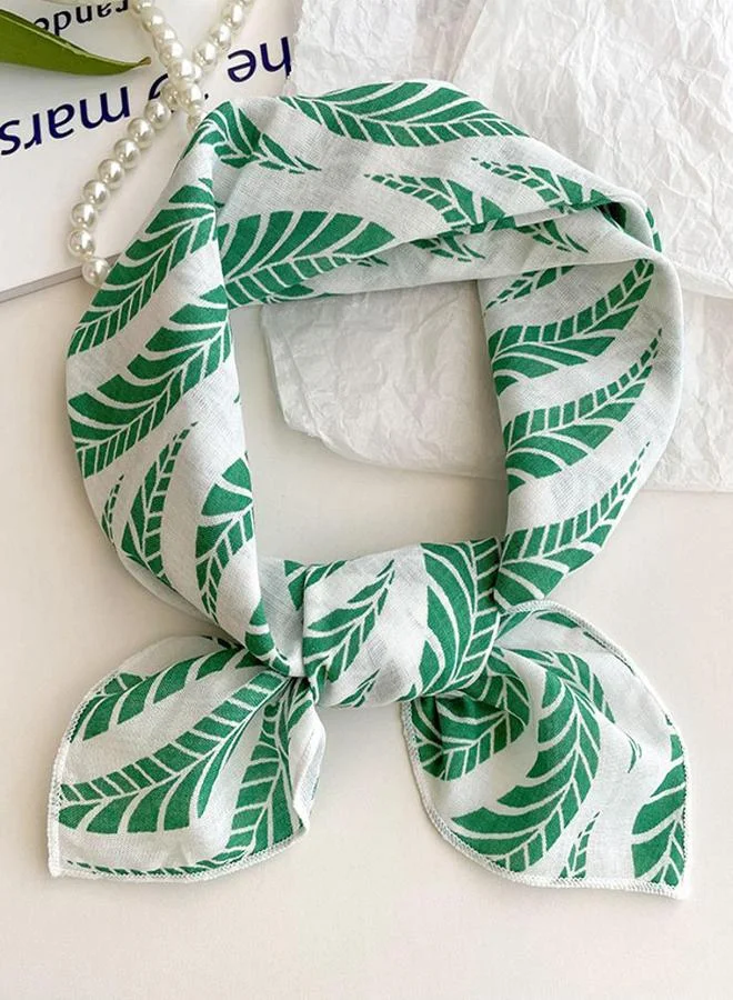 Styli Leaf Print Scarf
