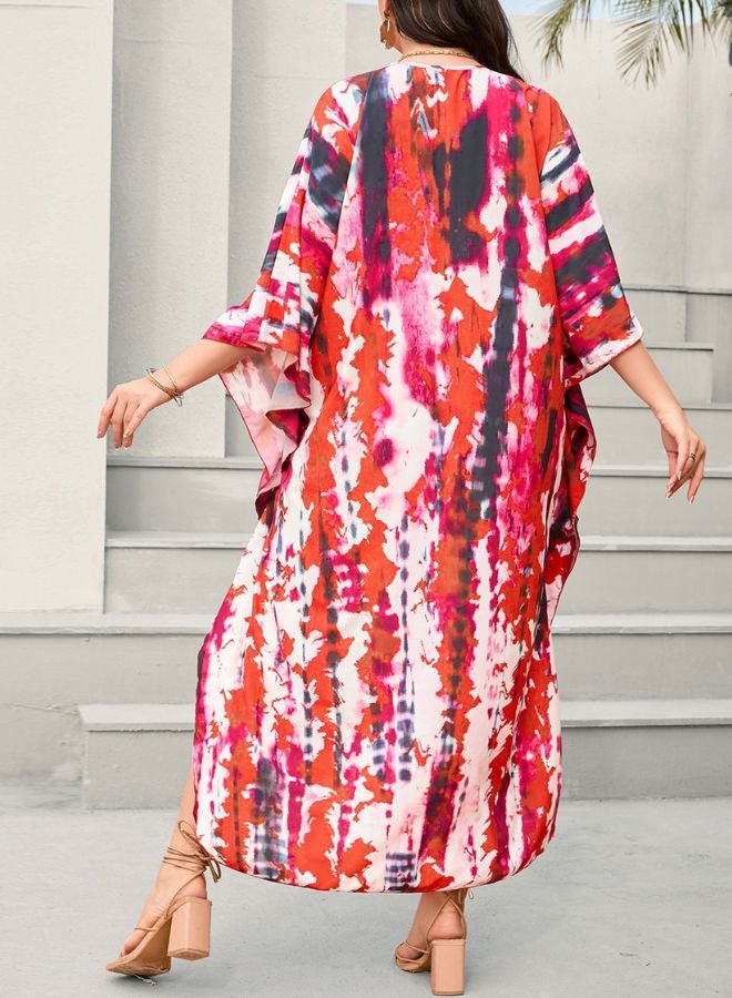 Tepveisoy Women's Dress,Cover Up Beach Dresses,Vacation Loose Robe,Bikini,Sun-protective Smock  - Image 4