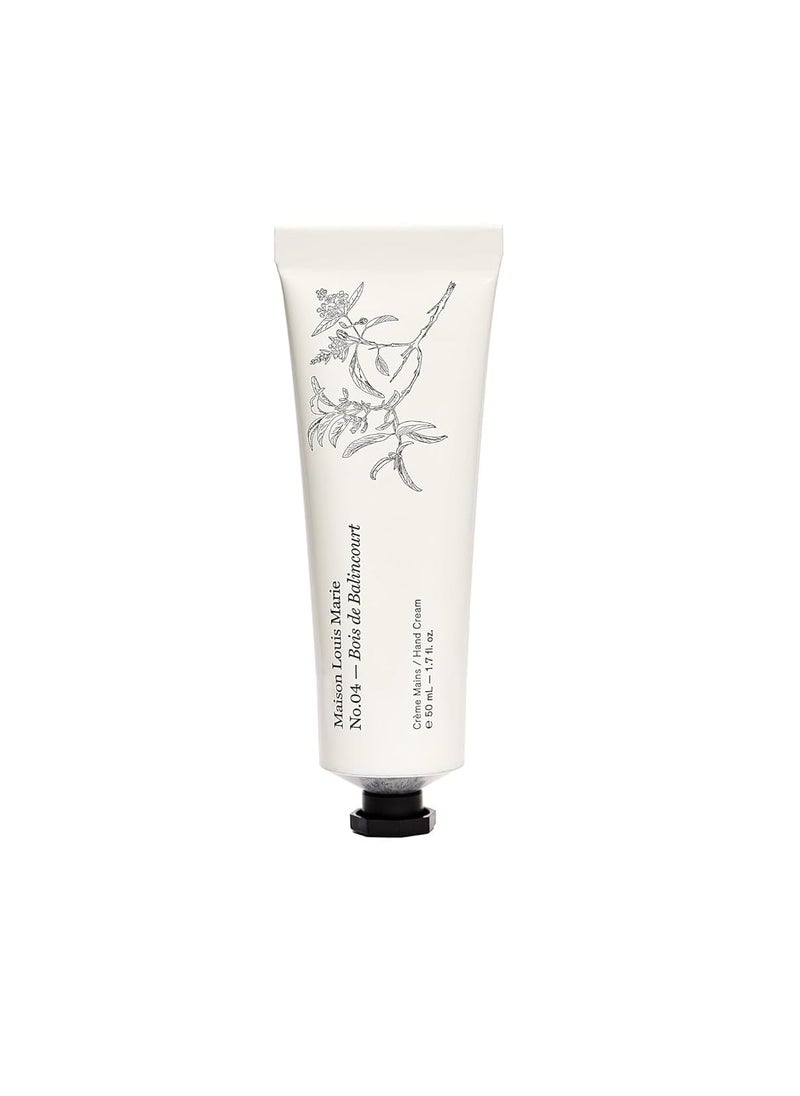Maison Louis Marie - Maison Louis Marie  No04 Bois De Balincourt Hand Cream  Luxury Clean Beauty  NonToxic Fragrance 17 fl oz  50 ml - Image 1
