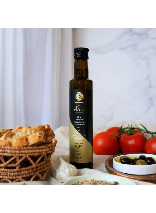 Ellive Ultra Premium Greek Extra Virgin Olive Oil 250ml | High Polyphenol 934mg/kg | Cold-Pressed | Early Harvest - Image 5