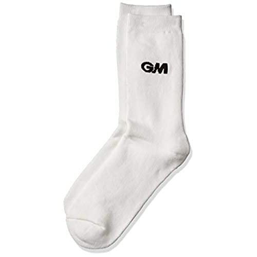Gunn & Moore GM 2 Polyester Cricket Socks Free Size (White) - Image 2
