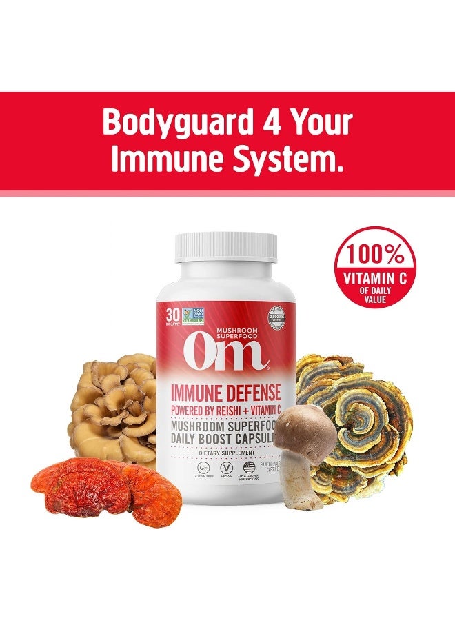 OM Immune Defense Mushroom Superfood 90VCAPS - Image 2
