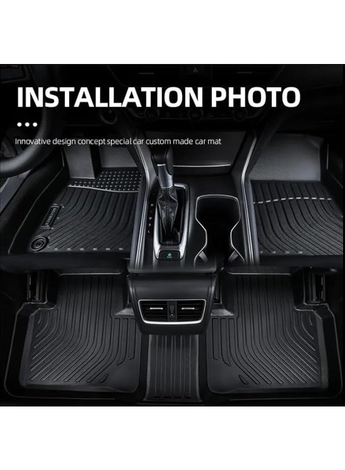 Car Floor Mat Set – Front & Rear Full Coverage, Premium Non-Slip TPE Rubber, All-Season Protection - Image 5