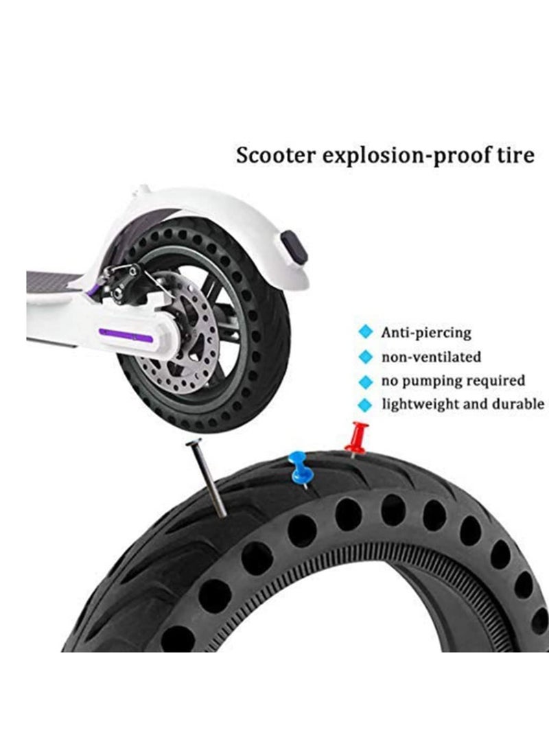 Generic Replacement Tires for Electric Scooter, Solid Rubber Honeycomb Wheels/Slip Tubeless for Xiaomi 8.5" x2 M365/Pro Electric Scooter (2 Pack 8.5 Inch)  - Image 2