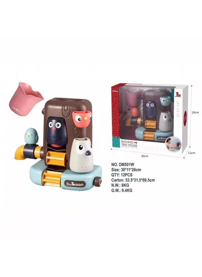 Generic - Baby Bath Toys Baby Play Tree House Children Play Elephant Water Spray Wholesale-Color:Little Elephant Water Play Toy - Image 1
