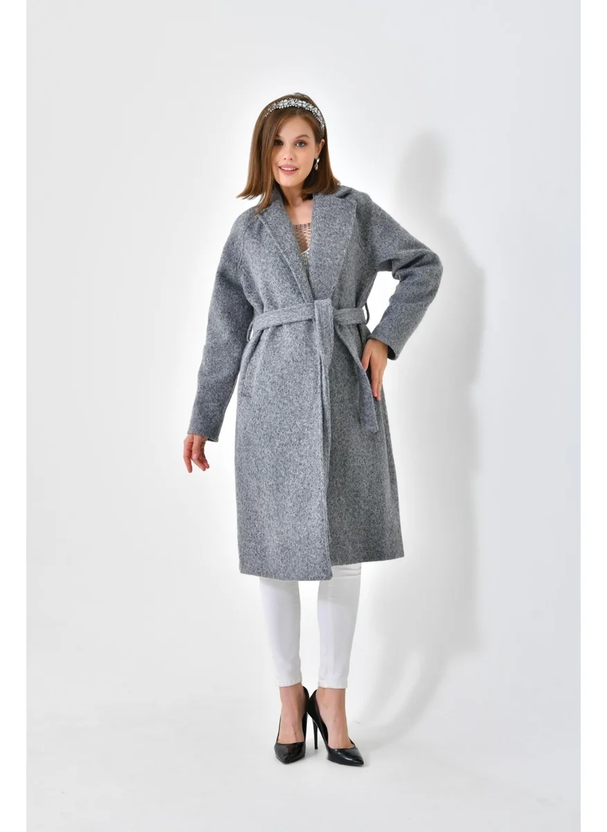 جارمي Ftz Women Women's Cashmere Coat Gray