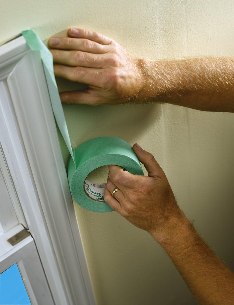 دك شريط دهان داك من نوع CP 150/8-Day Painter's Mate Green Brand، متعدد الأسطح، 48 مم × 55 م، أخضر، 1 لفة (103365) - Image 3