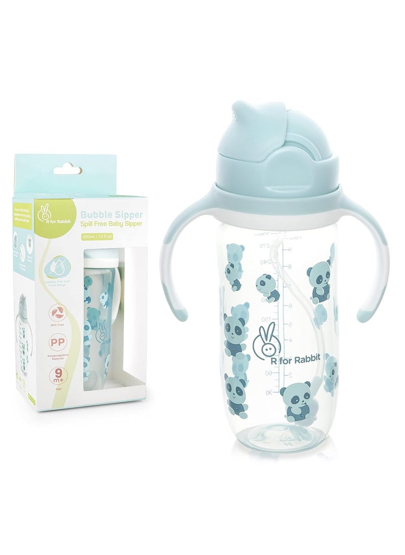 R for Rabbit Premium Bubble Baby Sipper |10 fl oz | Anti Spill Sippy Cup with Soft Silicone Straw BPA Free & Non Toxic for Baby/Kids of 9+ Months - (300 ml Blue) - pzsku/Z7D3D01C4848258880E7DZ/45/1741148014/7080e023-db65-40c9-9a6d-78c600bbcb63