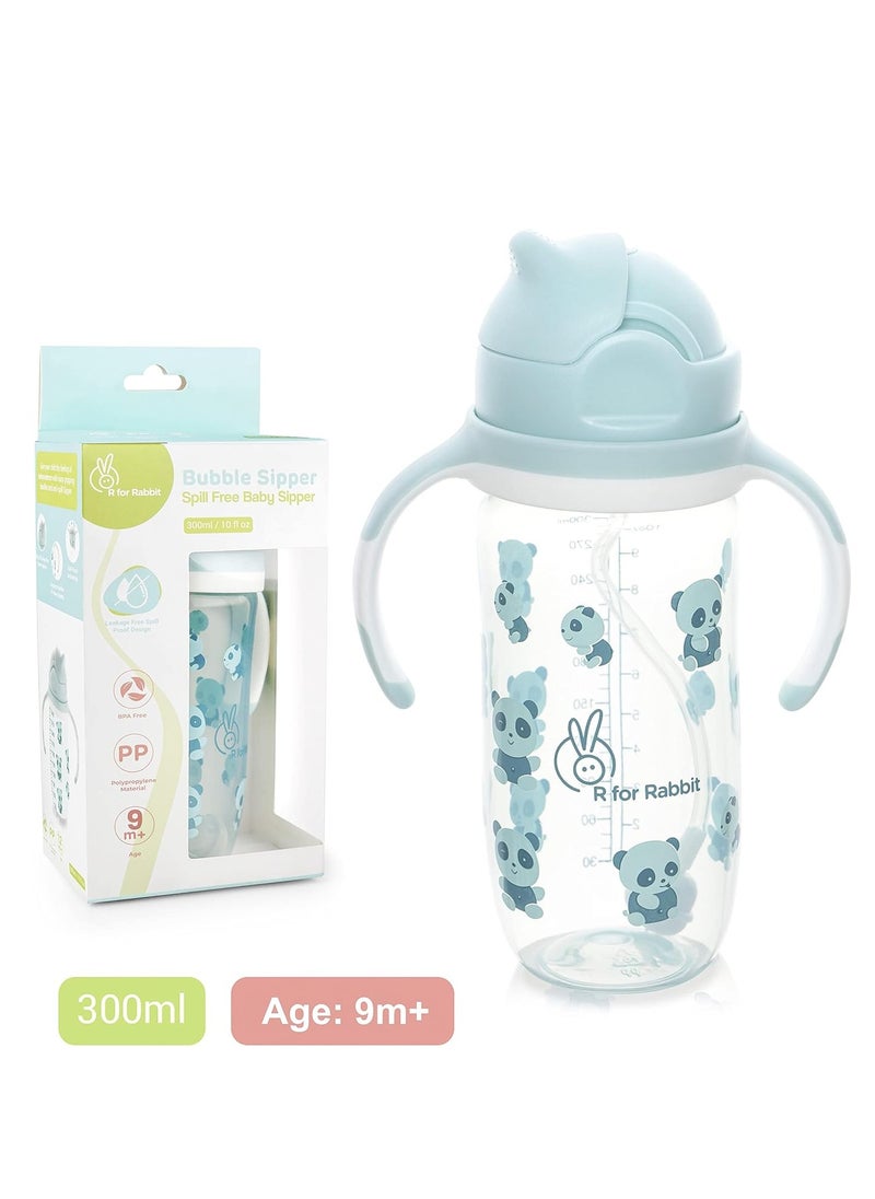 R for Rabbit Premium Bubble Baby Sipper |10 fl oz | Anti Spill Sippy Cup with Soft Silicone Straw BPA Free & Non Toxic for Baby/Kids of 9+ Months - (300 ml Blue) - pzsku/Z7D3D01C4848258880E7DZ/45/1741148065/66278c13-e49f-467c-af08-43b4b776c5da