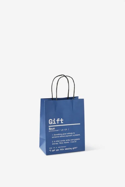 Typo Get Stuffed Gift Bag - Small