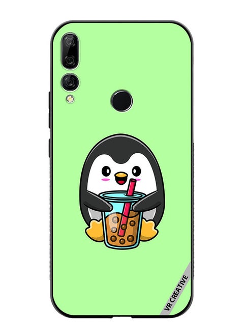 Protective Case Cover For Huawei Y9 Prime 2019 Penguin Cola Design Multicolour