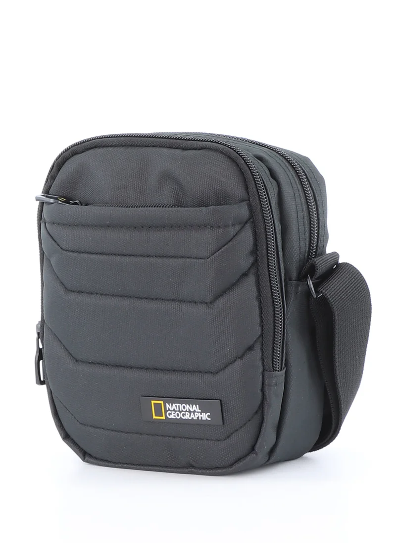 NATIONAL GEOGRAPHIC National Geographic Pro Small Utility Bag Black - Compact Shoulder Organizer for Men and Women, Durable School Travel College Office University Business