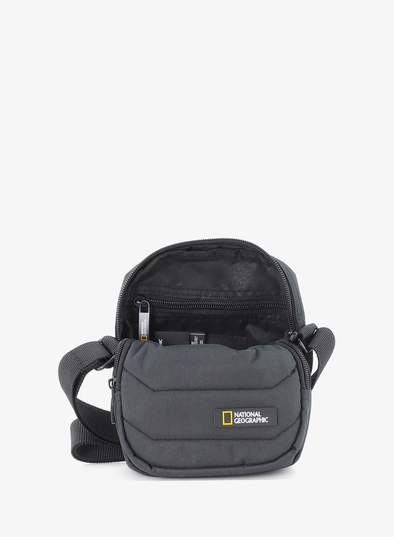 NATIONAL GEOGRAPHIC Black National Geographic Pro Small Utility Bag Black - Compact Shoulder Organizer for Men and Women, Durable School Travel College Office University Business  | Best Price UAE