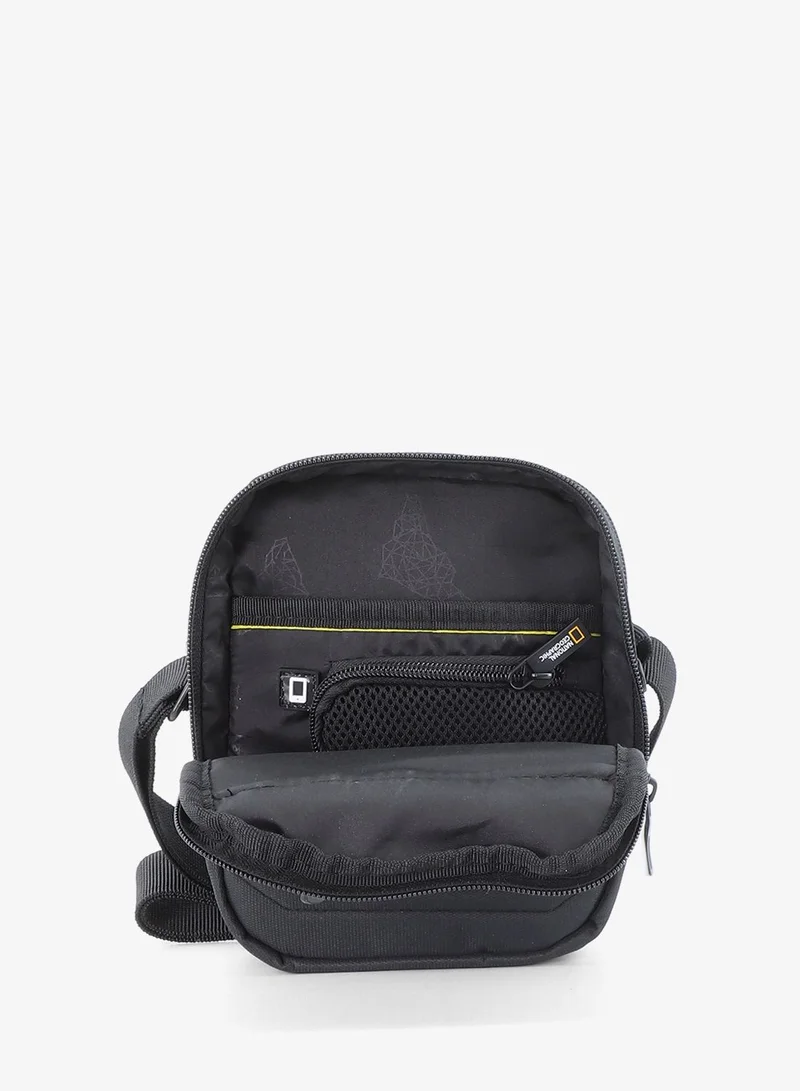 NATIONAL GEOGRAPHIC Black National Geographic Pro Small Utility Bag Black - Compact Shoulder Organizer for Men and Women, Durable School Travel College Office University Business  | Best Price UAE