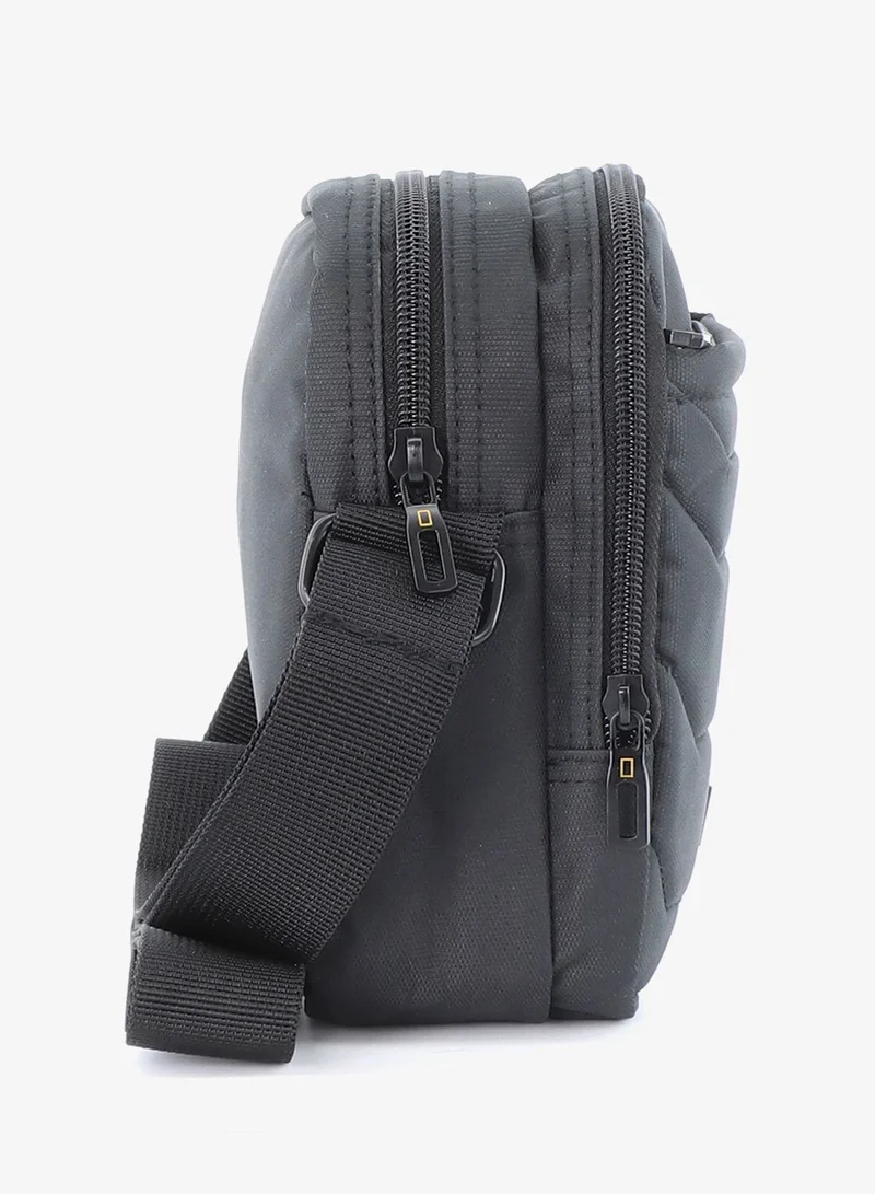 NATIONAL GEOGRAPHIC Black National Geographic Pro Small Utility Bag Black - Compact Shoulder Organizer for Men and Women, Durable School Travel College Office University Business  | Best Price UAE