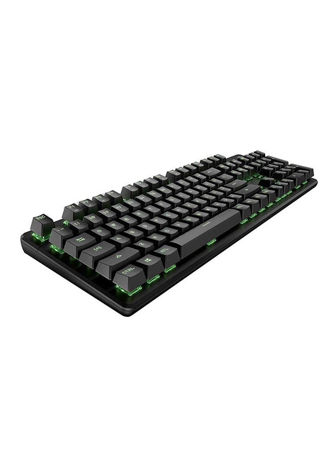 HP لوحة مفاتيح ميكانيكية للألعاب بمنفذ USB أسود - Image 3