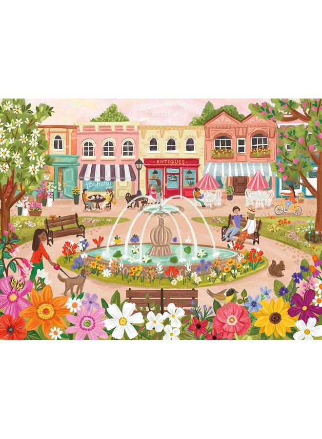Ceaco Olivia Gibbs Town Park 300 Piece Jigsaw Puzzle - Image 1