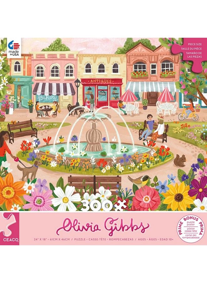Ceaco Olivia Gibbs Town Park 300 Piece Jigsaw Puzzle - Image 3