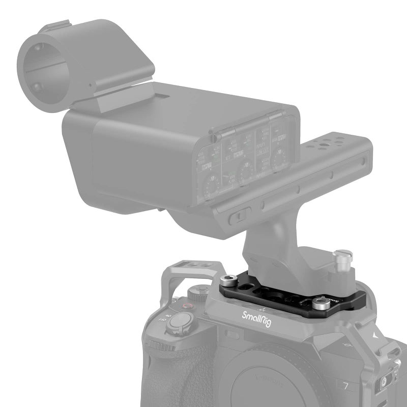 SmallRig Mounting Plate for Attaching FX30 / FX3 XLR Handle to Camera Cage 2999/3241 for Sony A7 SIII, Camera Cage 3667/3639 / 3594 for Sony A7 IV (A7M4) - MD4019 - Image 1