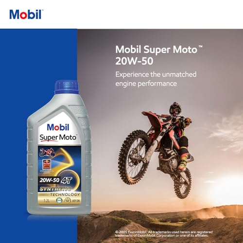 Mobil Super Moto 20W-50 Engine Oil for Bikes (1L) - Image 4
