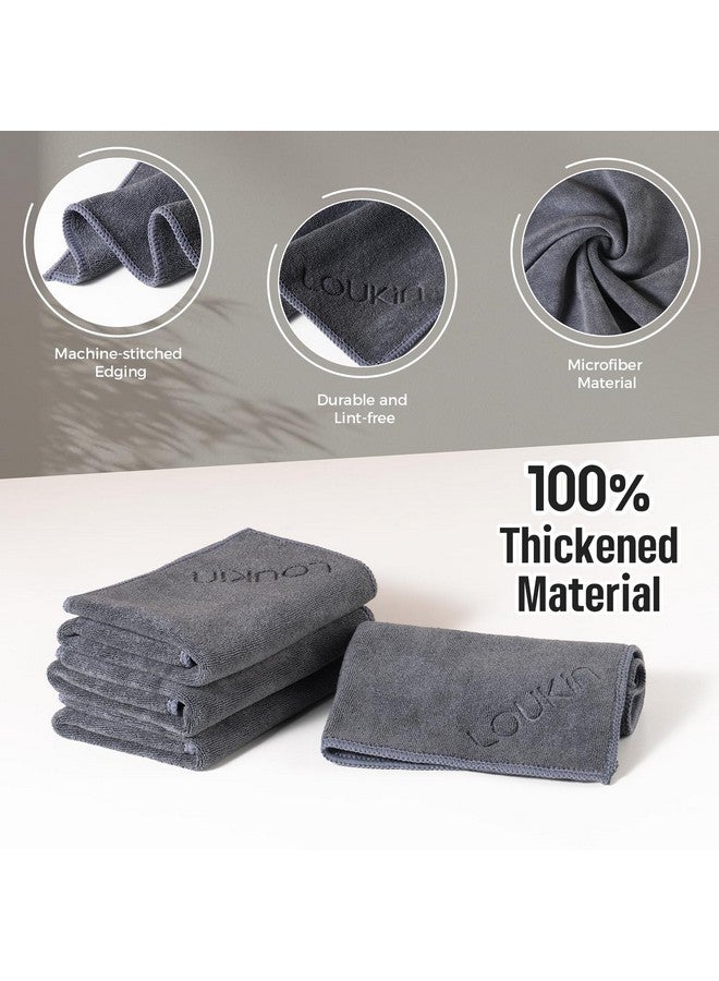 loukin Magnetic Cleaning Cloth,Microfiber Dry Erase Eraser,Washable Whiteboard Cleaning Cloth for Classroom, Home and Office,Gray, 12" x 12" - 3.4 fl oz Whiteboard Cleaner Included - Image 4